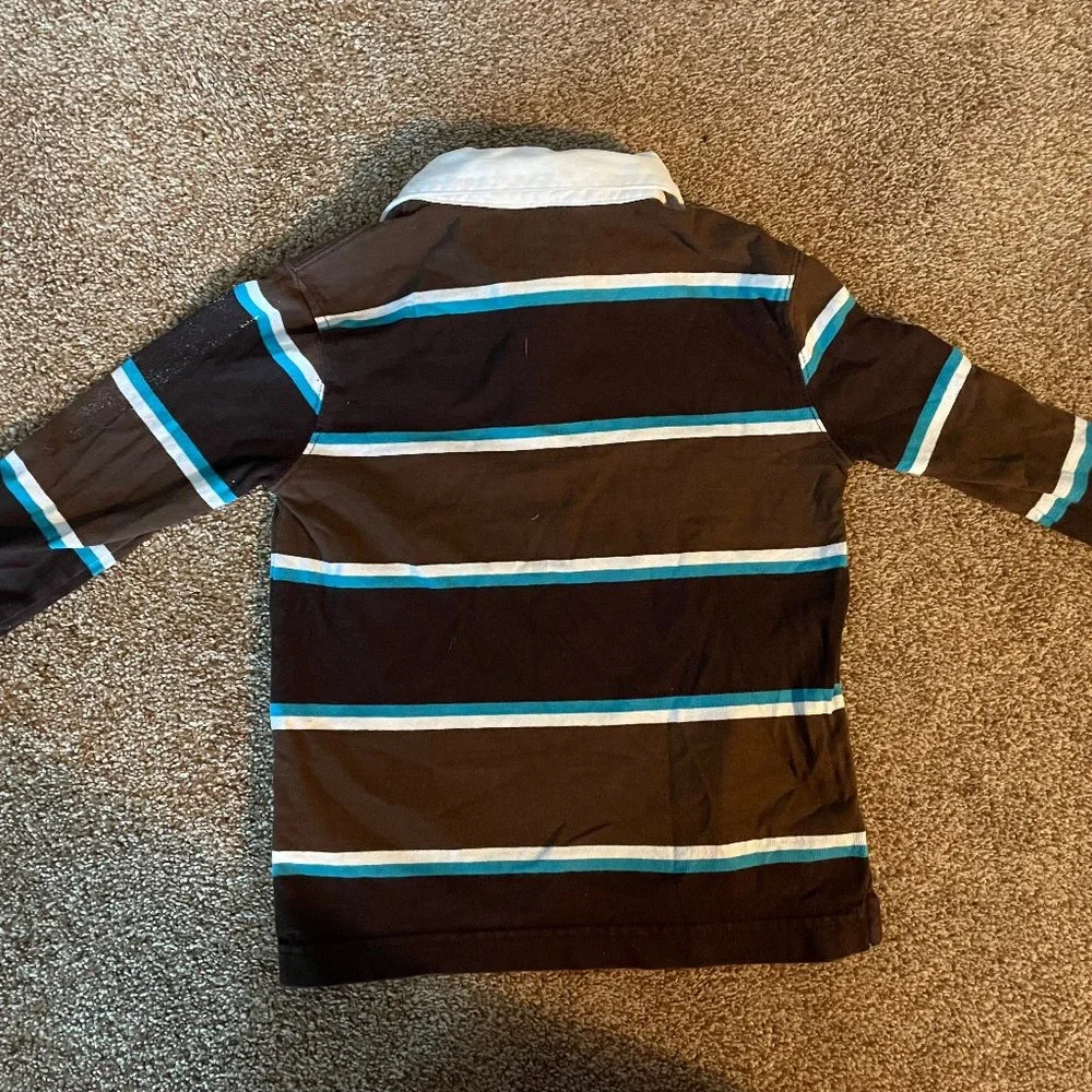 Old Navy long sleeve rugby polo shirt S (5)